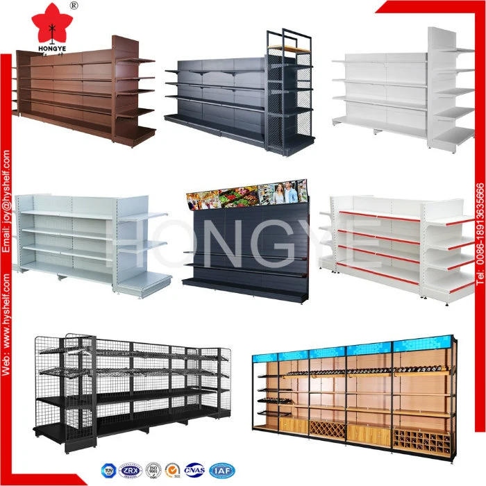 Supermarket Gondola Shelving Retail Store Display Rack