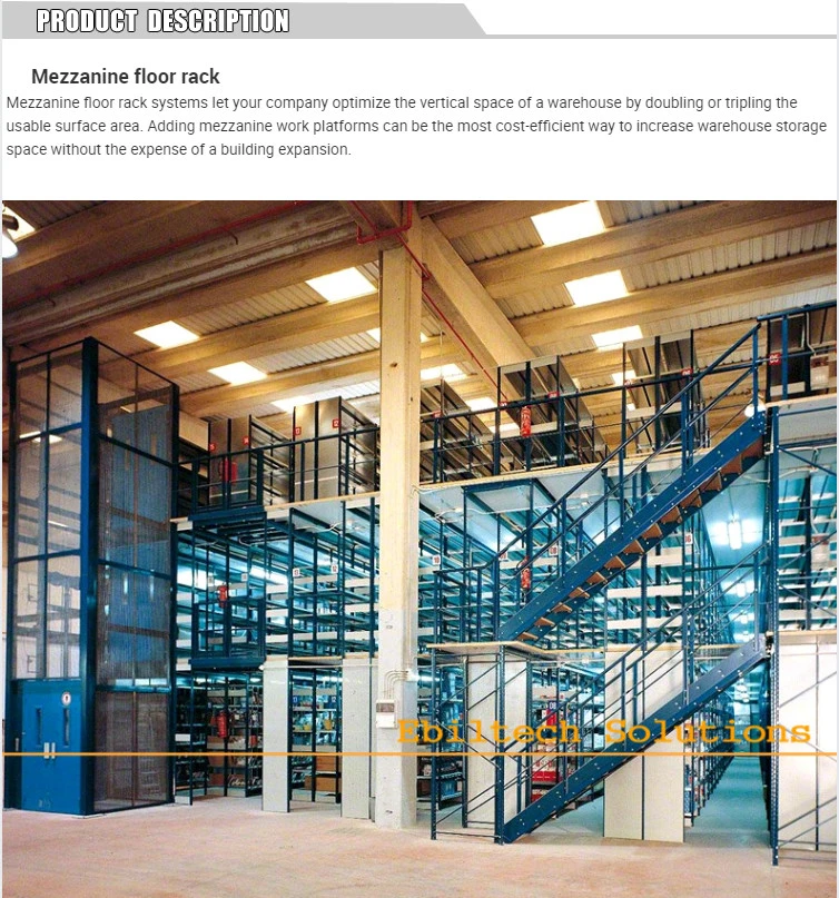 Heavy Duty Industrial Metal Mezzanine 2 Floors Systems in Thailand Project