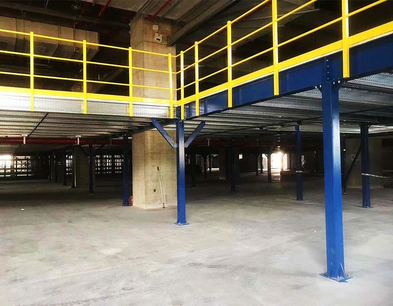 Industrial Warehouse Storage Raised Platform Multi Levels Steel Mezzanine