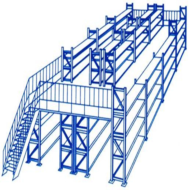 Heavy Duty Steel Mezzanine Racking for Industrial Warehouse Storage