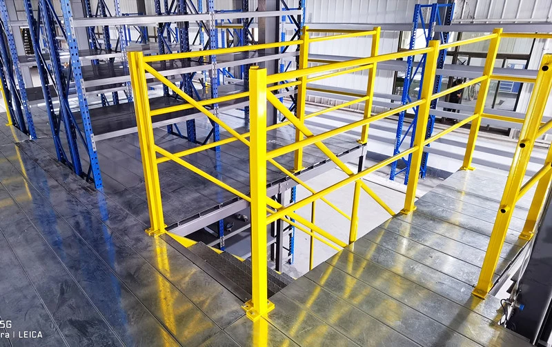 Industrial Warehouse Storage Raised Platform Multi Levels Steel Mezzanine