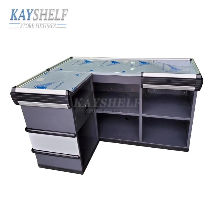 Supermarket Equipment Cashier Register Desk Store Metal Checkout Counter